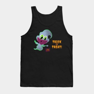 Trick Or Treating Ghost Tank Top